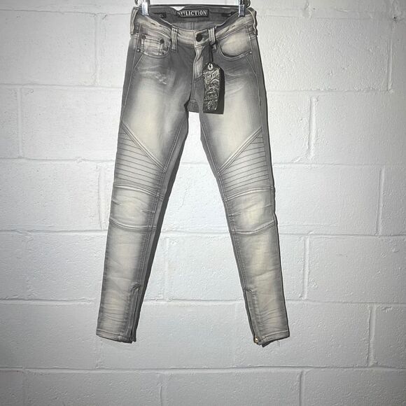 Affliction women’s size 25 stone washed gray - Picture 1 of 7